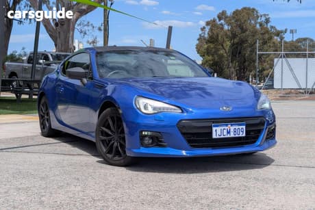 Blue 2017 Subaru BRZ Coupe