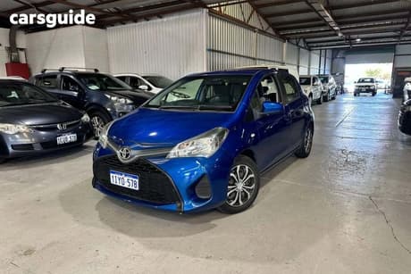 Blue 2016 Toyota Yaris Hatchback Ascent