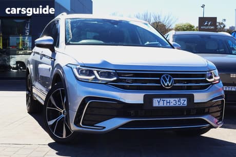 Silver 2022 Volkswagen Tiguan Wagon 162Tsi R-Line