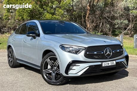 Silver 2023 Mercedes-Benz GLC300 Coupe 4Matic Mhev