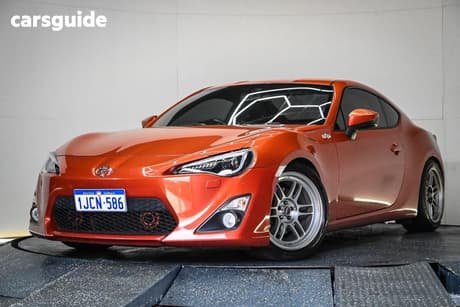 Orange 2013 Toyota 86 Coupe Gts