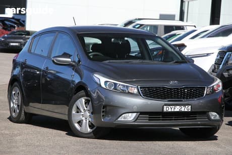 Grey 2017 Kia Cerato Hatchback S