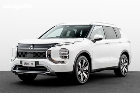 White 2025 Mitsubishi Outlander Wagon Aspire 7 Seat (2Wd)