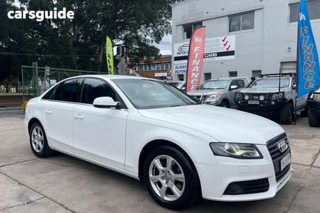 White 2012 Audi A4 Sedan 2.0 Tdi
