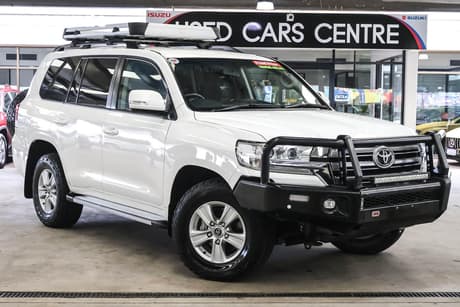 White 2021 Toyota Landcruiser Wagon Lc200 Gxl (4X4)