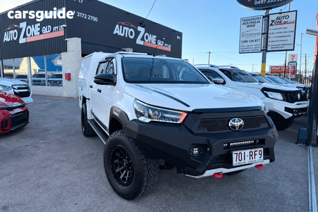 White 2020 Toyota Hilux Double Cab Chassis Sr (4X4)