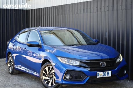 Blue 2019 Honda Civic Sedan Vti-S