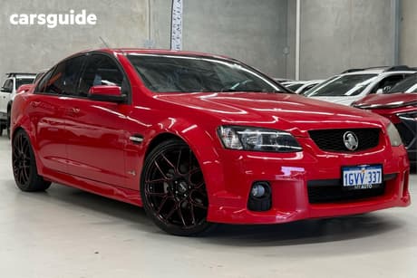 Red 2011 Holden Commodore Sedan Sv6
