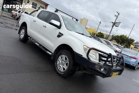 White 2012 Ford Ranger Dual Cab Utility Xlt 3.2 (4X4)