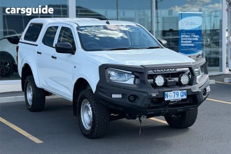 White 2022 Isuzu D-MAX Crew Cab Utility Sx (4X4)