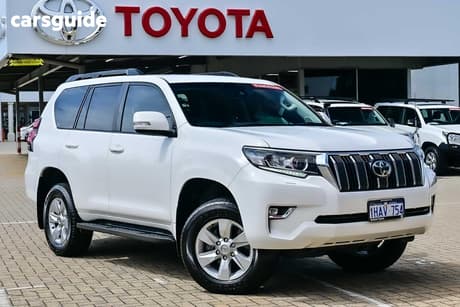 White 2020 Toyota Landcruiser Prado Wagon Gxl (4X4)