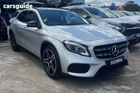 Silver 2017 Mercedes-Benz GLA180 Wagon 180