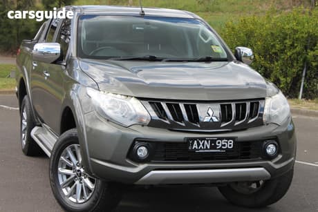 Green 2018 Mitsubishi Triton Dual Cab Utility Gls (4X4)