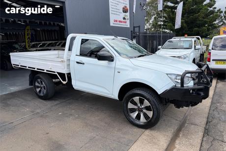 White 2021 Isuzu D-MAX Cab Chassis Sx (4X4)