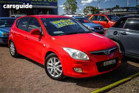 Red 2008 Hyundai I30 Hatchback Slx