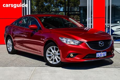 Red 2015 Mazda 6 Sedan Sport