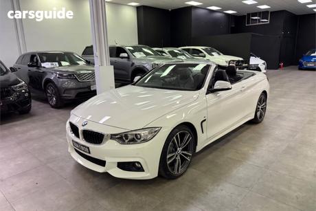 White 2015 BMW 420D Convertible Sport Line
