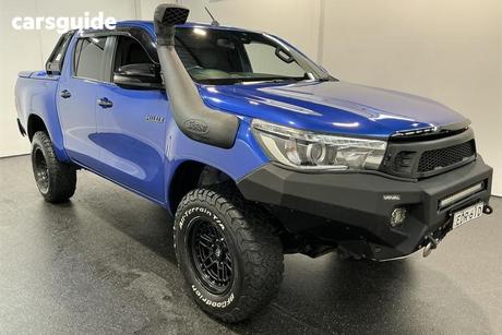 Blue 2019 Toyota Hilux Double Cab Pick Up Rogue (4X4)