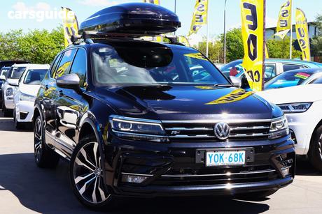 Black 2020 Volkswagen Tiguan Wagon Allspace 162 Tsi Highline
