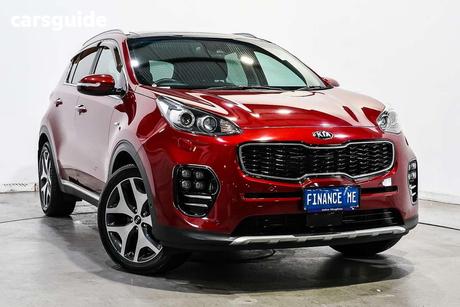 Red 2016 Kia Sportage Wagon Gt-Line (Awd)