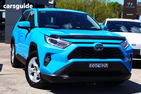 Blue 2021 Toyota RAV4 Wagon Gx (2Wd) Hybrid
