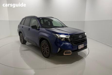Blue 2025 Subaru Forester Wagon Hybrid Sport (Awd)