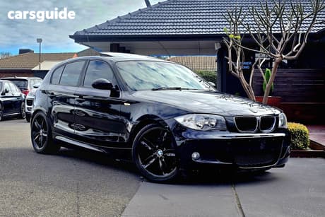 Black 2008 BMW 1 Hatch