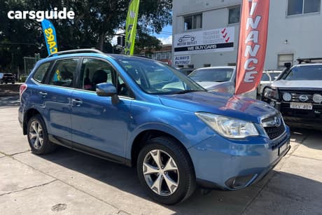 Blue 2015 Subaru Forester Wagon 2.5I