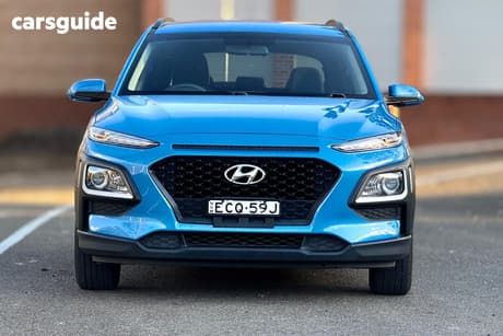 Blue 2019 Hyundai Kona Wagon Go (Fwd)