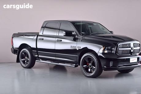 Black 2022 RAM 1500 Crew Cab Utility Express Rambox