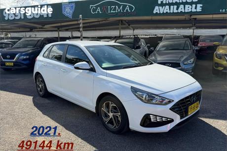 White 2021 Hyundai I30 Hatchback
