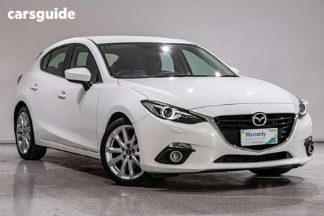 White 2015 Mazda 3 Hatchback Sp25 Gt