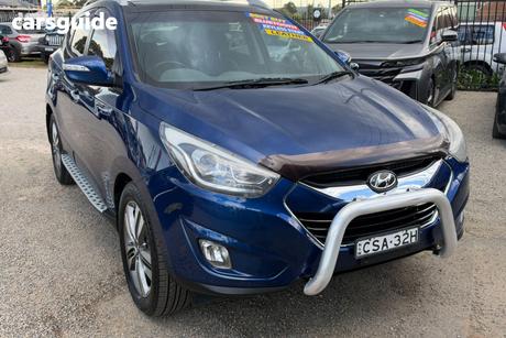 Blue 2014 Hyundai IX35 Wagon Highlander (Awd)