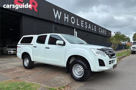 White 2017 Isuzu D-MAX Crew Cab Utility Sx Hi-Ride (4X4)