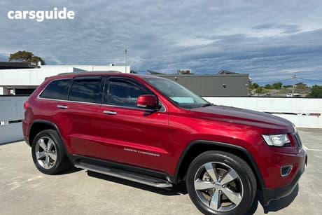 Red 2015 Jeep Grand Cherokee Wagon Limited (4X4)