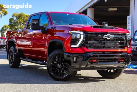 Red 2026 Chevrolet Silverado HD Ute Tray LTZ PREMIUM W/TECH PACK 4X4