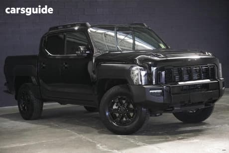 Black 2025 Kia Tasman Double Cab Pick Up X-Pro (4X4) (0.9T) Blck Fender