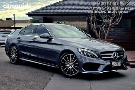 Grey 2017 Mercedes-Benz C200 Sedan