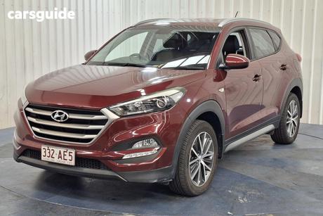 Red 2016 Hyundai Tucson Wagon Elite (Fwd)