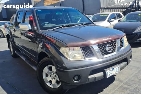 Black 2009 Nissan Navara Dual Cab Pick-up St-X