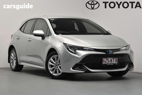 Silver 2025 Toyota Corolla Hatchback Ascent Sport Hybrid