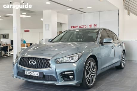 Grey 2017 Infiniti Q50 Sedan 2.0T S Premium