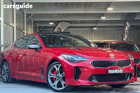 Red 2017 Kia Stinger Sedan Gt (Black Leather)