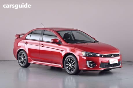 Red 2016 Mitsubishi Lancer Sedan Es Sport