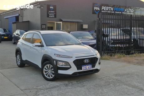 White 2019 Hyundai Kona Wagon Go (Fwd)