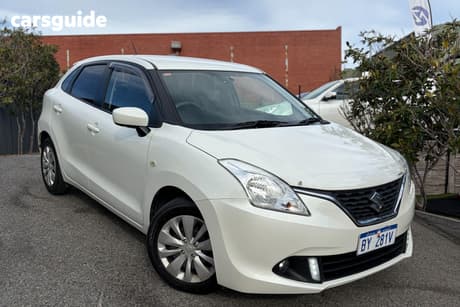 White 2019 Suzuki Baleno Hatchback Gl