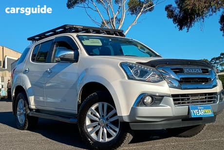 White 2017 Isuzu MU-X Wagon Ls-U (4X4)