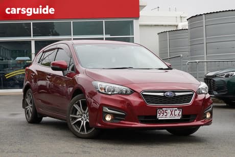 Red 2017 Subaru Impreza Hatchback 2.0L (Awd)