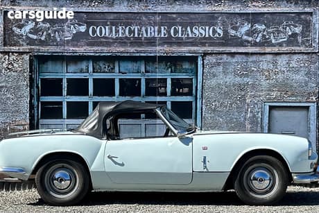 White 1963 Triumph Spitfire Sports Mk 1