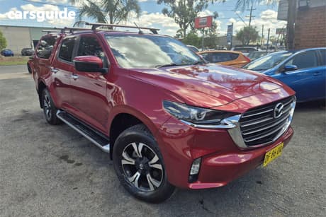 Red 2022 Mazda BT-50 Dual Cab Pick-up Xtr (4X2)